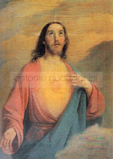 Sacro Cuore - 1843 - olio su tela cm.115x80 - Sacrestia Chiesa di San Giorgio - Lovere